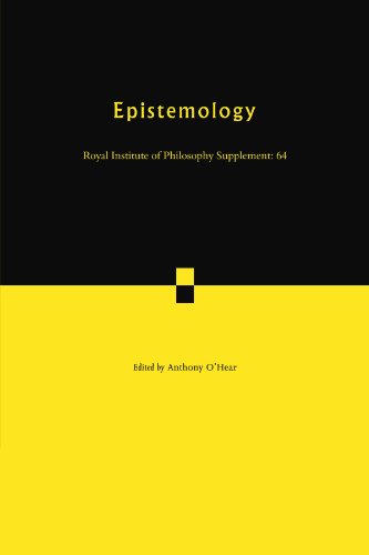 Epistemology (Royal Institute of Philosophy Supplements, Band 64)