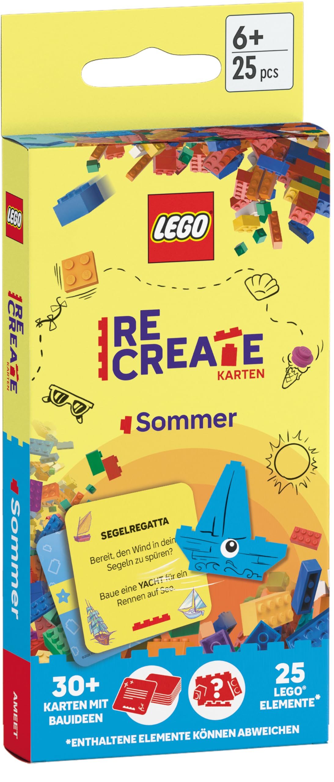 LEGO® ReCreate Karten - Sommer: mit LEGO-Elementen