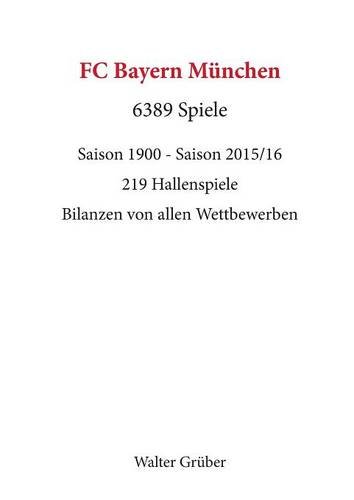 FC Bayern München. 6389 Spiele: Saison 1900 - Saison 2015/16