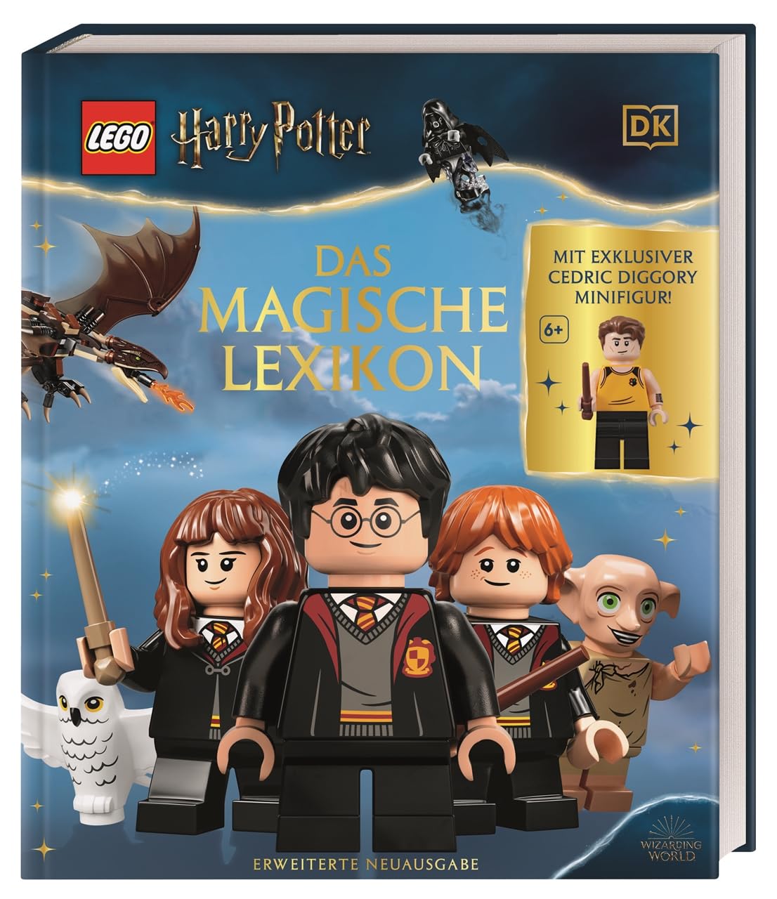 LEGO® Harry Potter™ Das magische Lexikon: Erweiterte Neuausgabe. Mit exklusiver Cedric Diggory Minifigur. Die LEGO® Harry Potter™ Welt in einem Buch