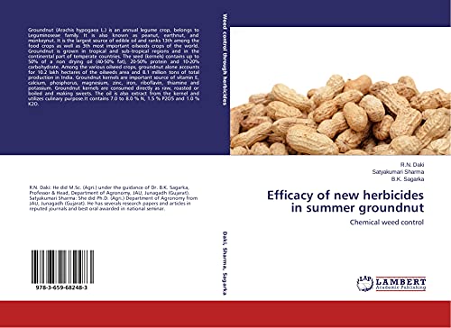 Efficacy of new herbicides in summer groundnut: Chemical weed control