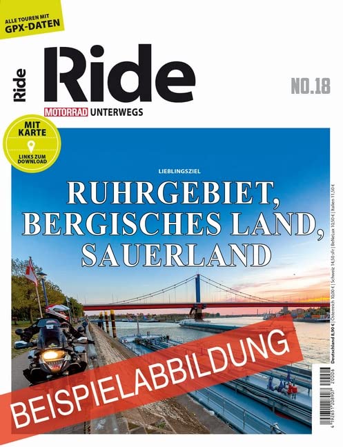 RIDE - Motorrad unterwegs, No. 18: Ruhrgebiet, Bergisches Land, Sauerland