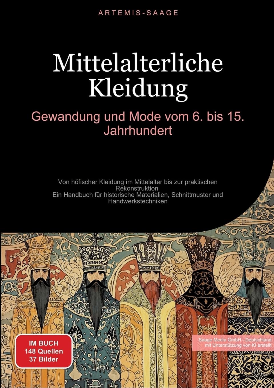 Mittelalterliche Kleidung: Gewandung und Mode vom 6. bis 15. Jahrhundert: Von höfischer Kleidung im Mittelalter bis zur praktischen Rekonstruktion - ... Schnittmuster und Handwerkstechniken