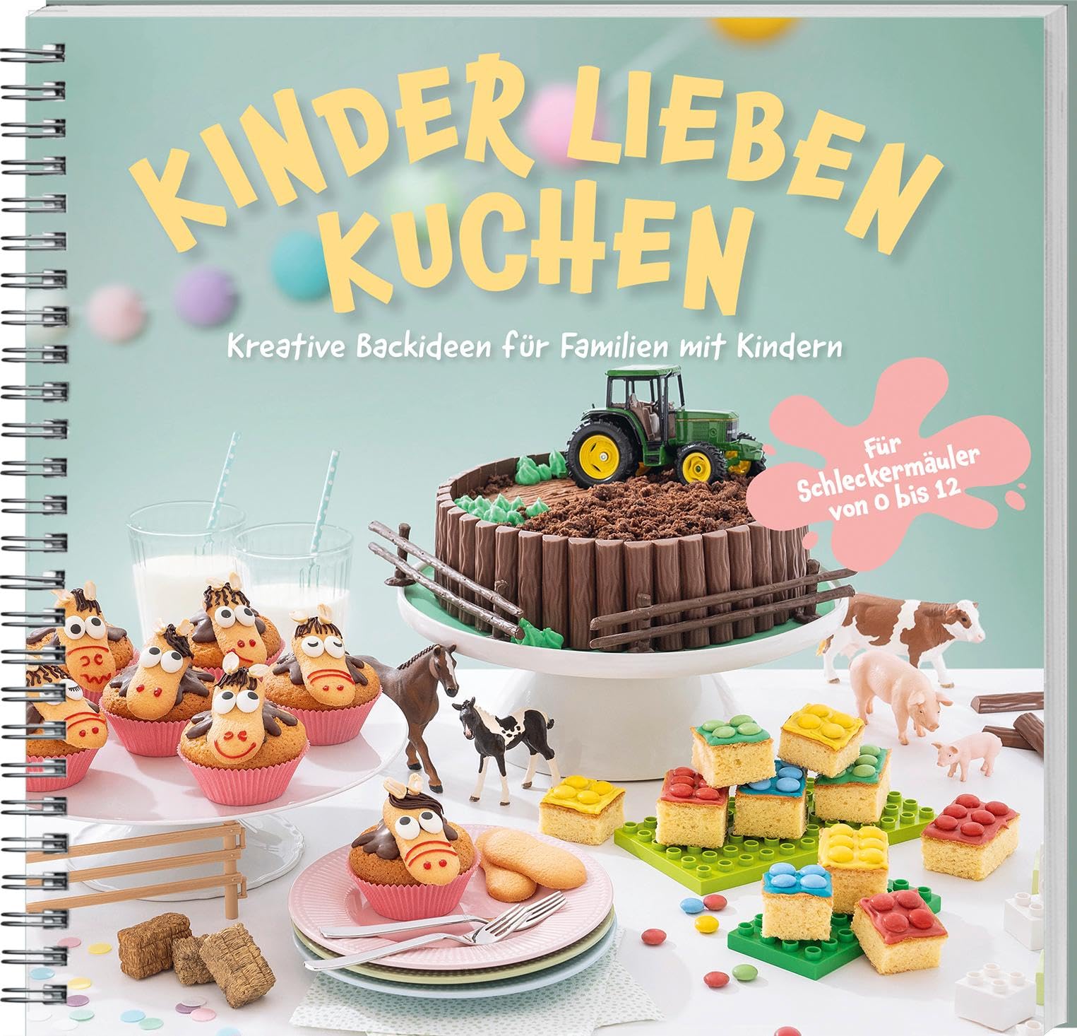 Kinder lieben Kuchen: Kreative Backideen für Familien mit Kindern. Rezepte für Geburtstagskuchen mit Wow-Effekt, zuckerfreie Snacks & erste eigene Backprojekte! Für Schleckermäuler von 0 bis 12.