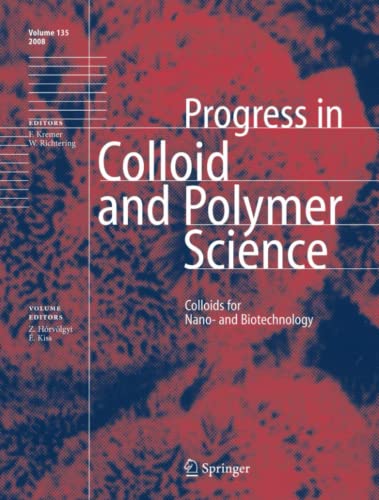 Colloids for Nano- and Biotechnology: Colloids for Nano- and Biotechnology (Progress in Colloid and Polymer Science, Band 135)