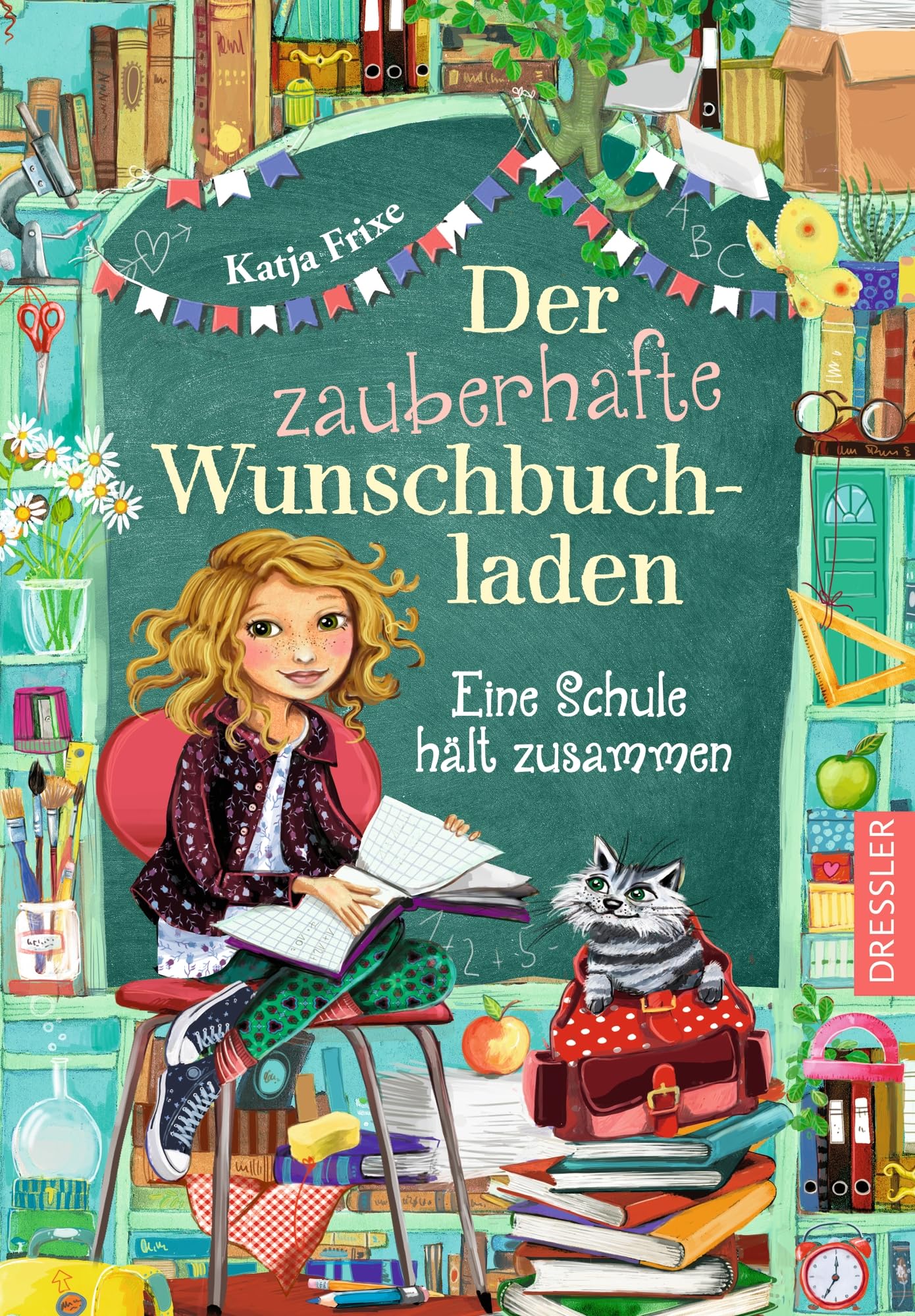 Der zauberhafte Wunschbuchladen 6. Eine Schule hält zusammen: Magisches Kinderbuch ab 8 Jahren für buchverliebte Kinder über Freundschaft, Familie und Schule