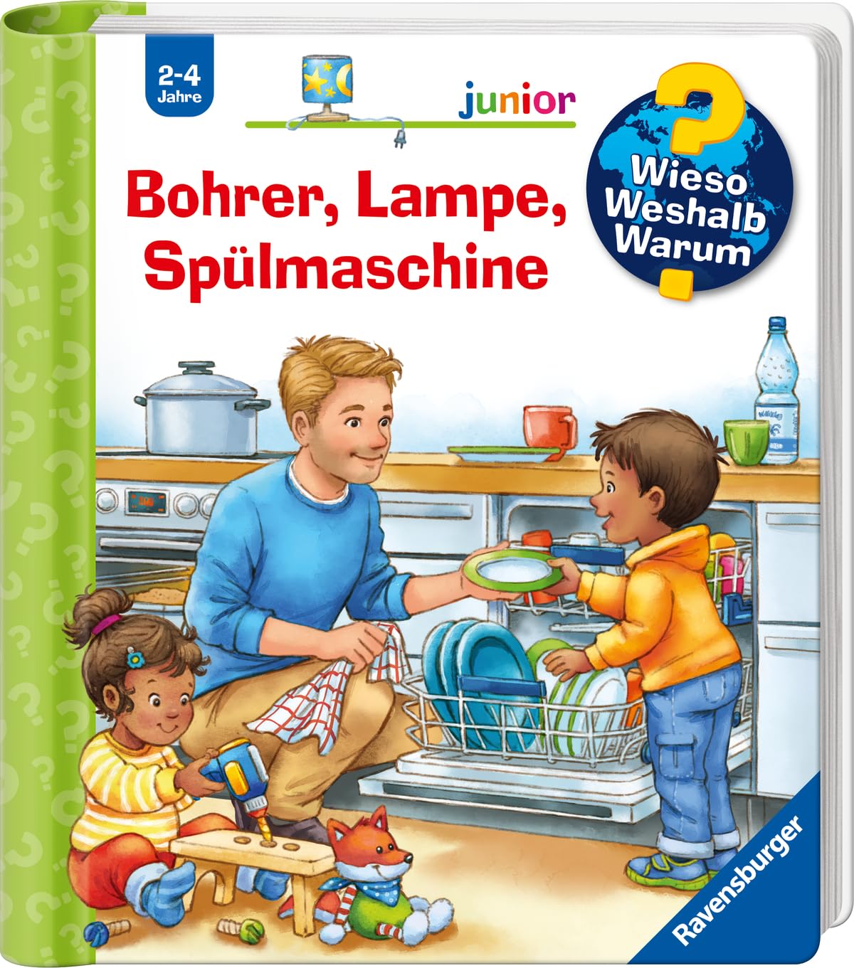 Wieso? Weshalb? Warum? junior, Band 76 - Bohrer, Lampe, Spülmaschine (Sachbuch ab 2 Jahre - mit Klappen) (junior, 76)