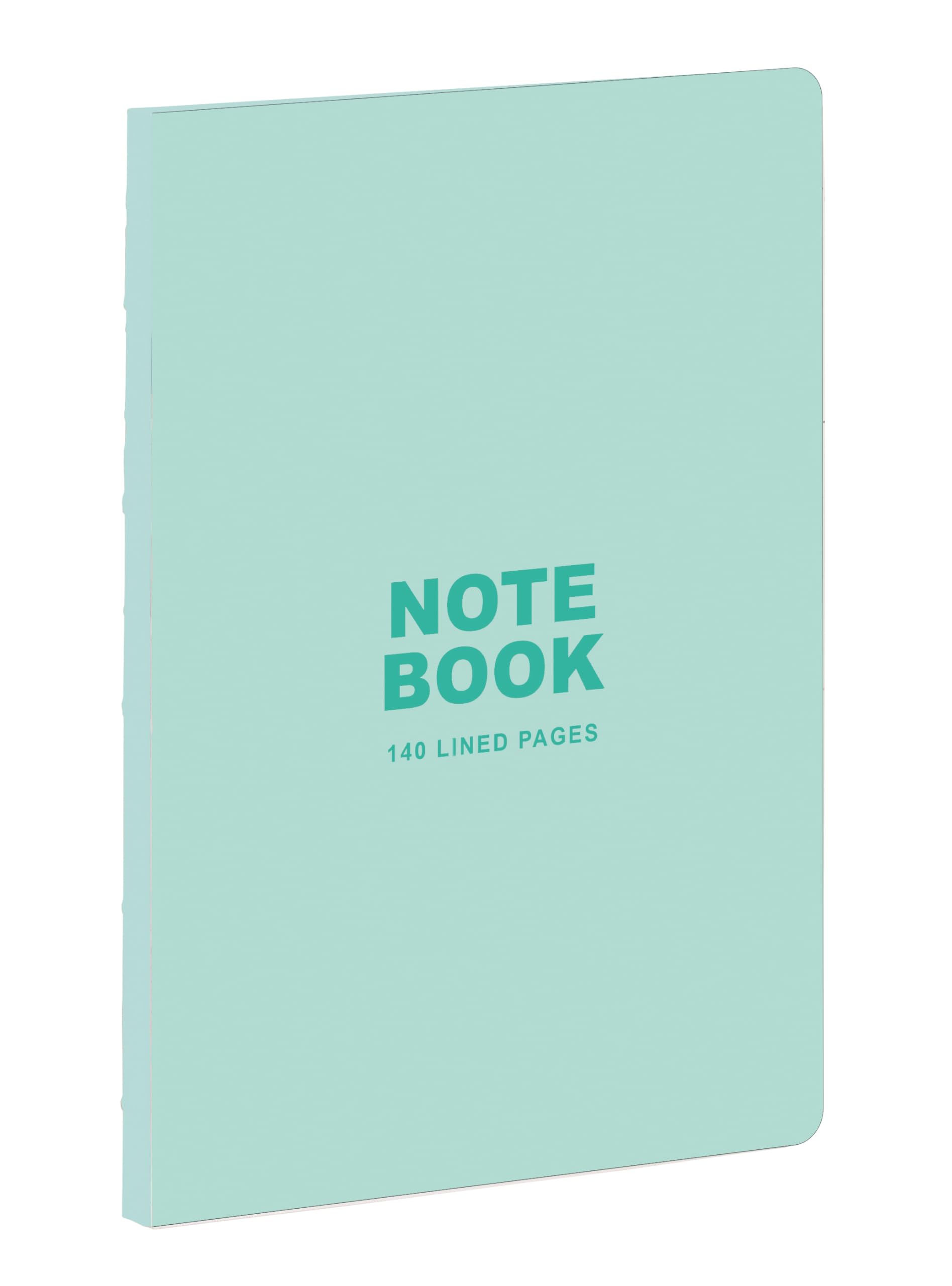 Teneues - A5 Notebook: Pastel Green, 140 Lined Pages, Raw Sewn Spine, Lays Flat: Our A5 Size Standard Paperback Notebook