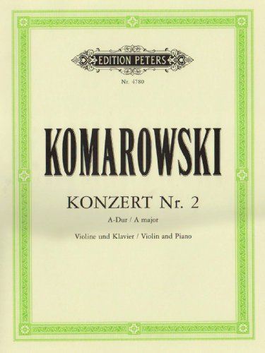 Konzert Nr. 2 A-Dur: Ausgabe fÃ1/4r Violine und Klavier