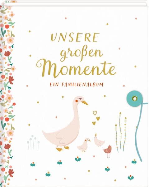 Eintragbuch: Unsere großen Momente - Ein Familienbuch (Alben & Geschenke fürs Baby)