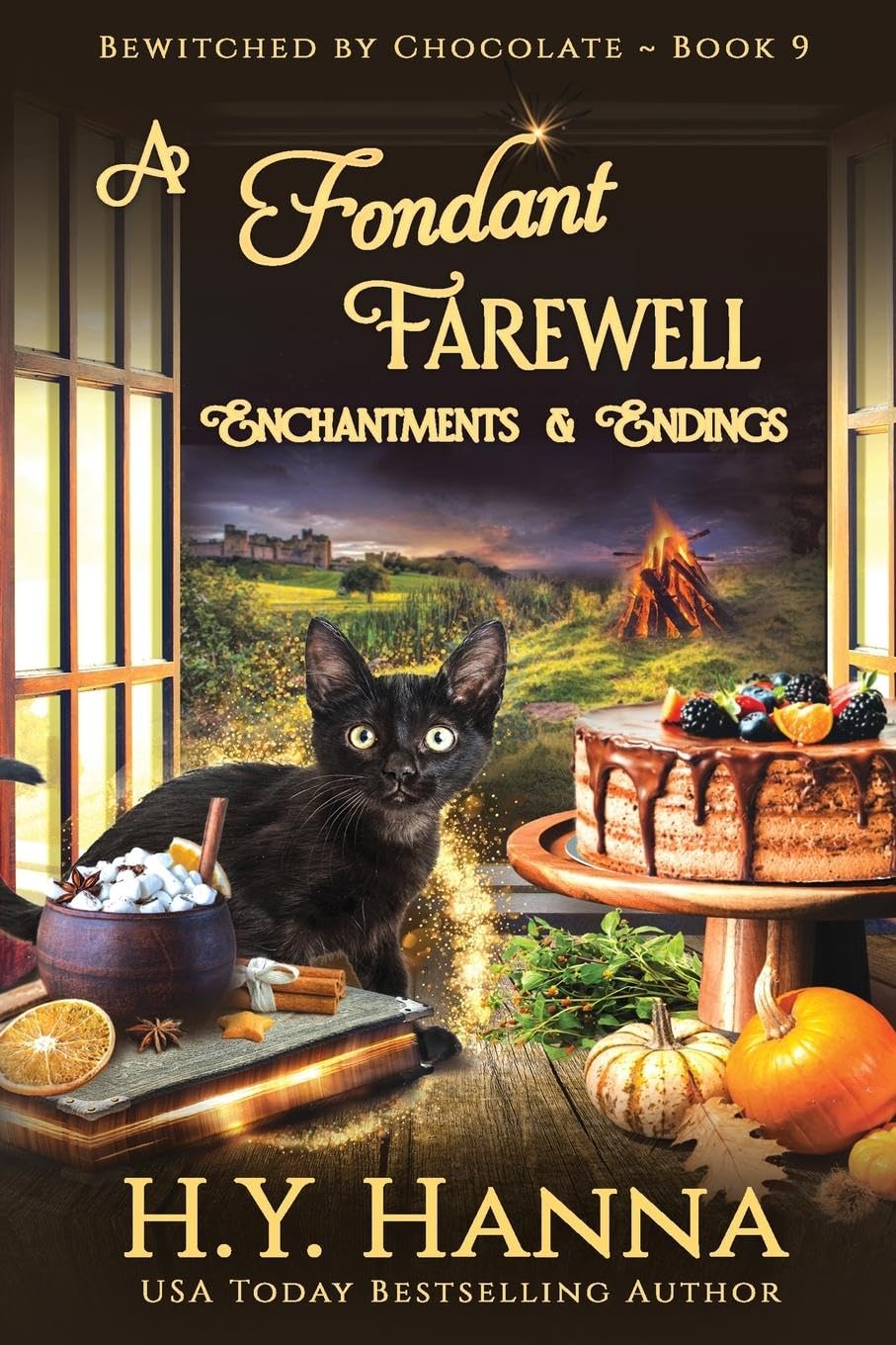 A Fondant Farewell (LARGE PRINT): Bewitched By Chocolate Mysteries - Book 9