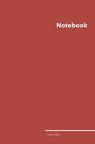 Lined College Ruled Notebook: Stylish Kalahari Sunset Red College Ruled Notebook, 120 Lined Pages 6 x 9 inches Standard Size Journal | Softcover