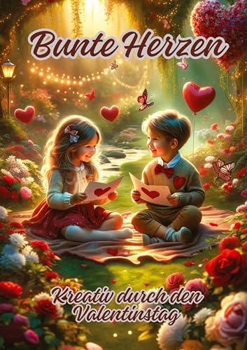 Bunte Herzen: Kreativ durch den Valentinstag