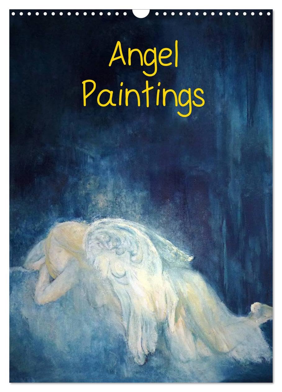 Angel paintings (Wall Calendar 2026 DIN A3 portrait), CALVENDO 12 Month Wall Calendar: Colourful angel paintings