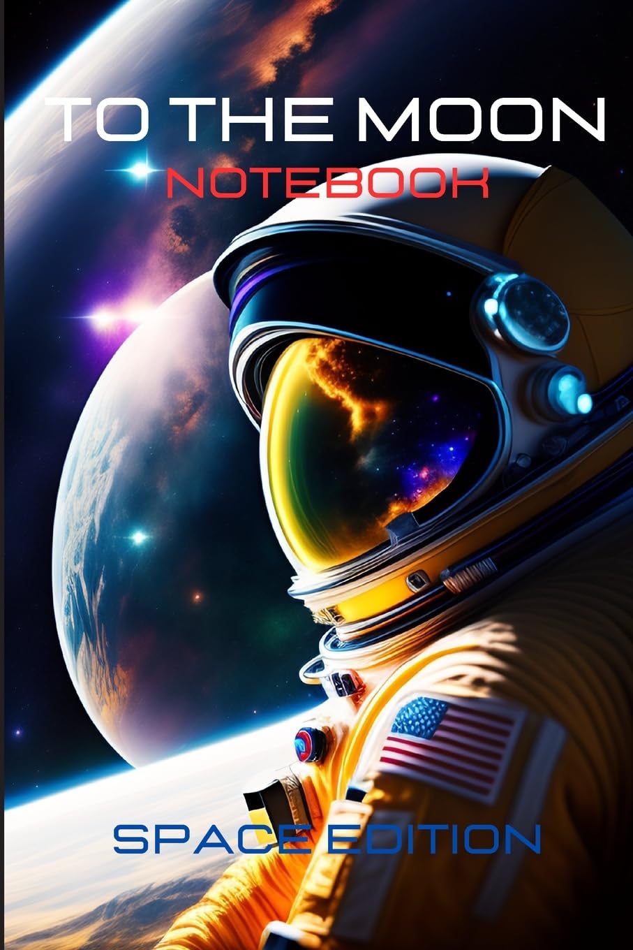 Notebook TO THE MOON for bright ideas.: TO THE MOON, notebook for for studies and adventures.