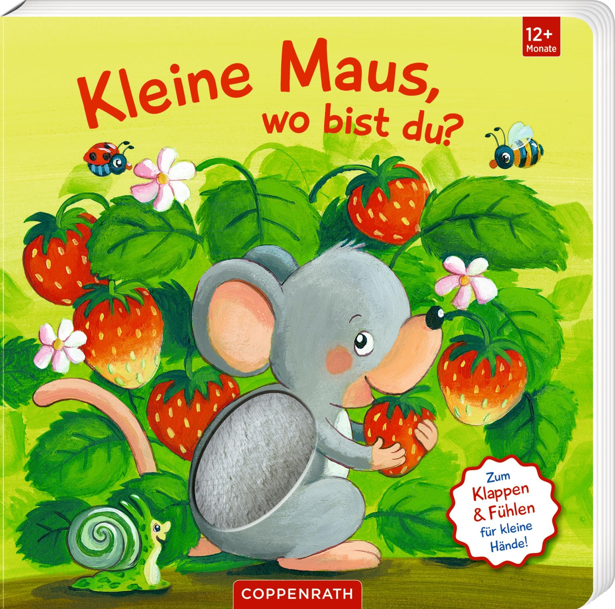 Mein erstes Guckloch-Fühlbuch: Kleine Maus, wo bist du?: Mit Fühlteilen und großen Klappen: Fühlbuch mit großen Klappen für Kinder ab 12 Monate (Fühlen und die Welt begreifen)