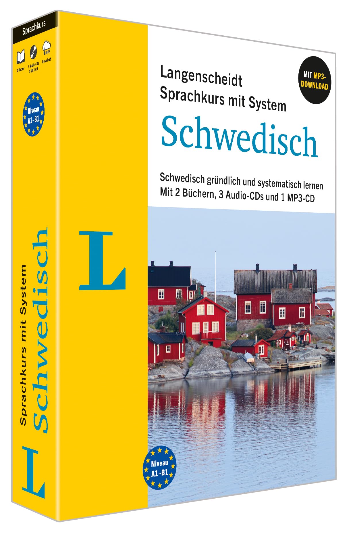 Langenscheidt Schwedisch mit System: Schwedisch gründlich und systematisch lernen. Mit 2 Büchern, 3 Audio-CDs, 1 MP3-CD und MP3-Download (Langenscheidt mit System)