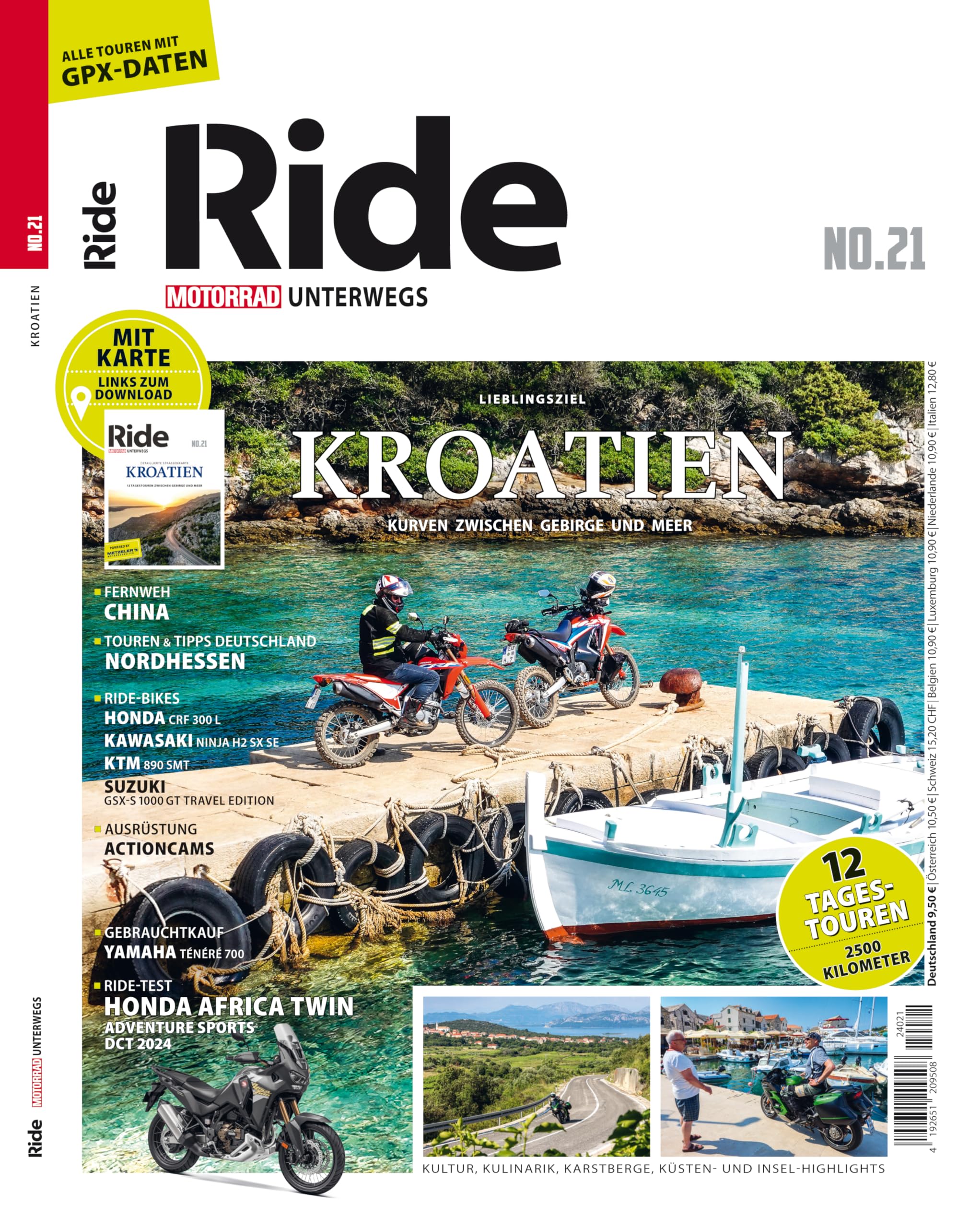 RIDE - Motorrad unterwegs, No. 21: Kroatien