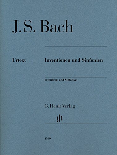 Inventionen und Sinfonien für Klavier BWV 772-801, Ausgabe ohne Fingersatz