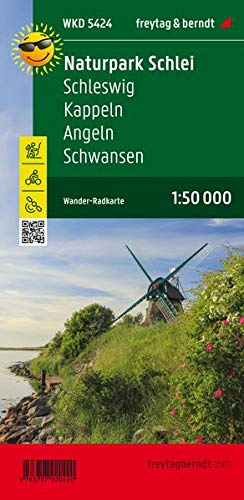 Schlei, Schleswig, Kappeln, Angeln, Wander + Radkarte 1:50.000: Schleswig - Kappeln - Angeln - Schwansen, mit Infos, APP, wasserfest und reißfest (freytag & berndt Wander-Rad-Freizeitkarten)
