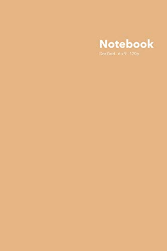 Dot Grid Notebook: Stylish Cellini Gold Notebook, 120 Dotted Pages 6 x 9 inches Standard Journal | Softcover Color Trends Collection