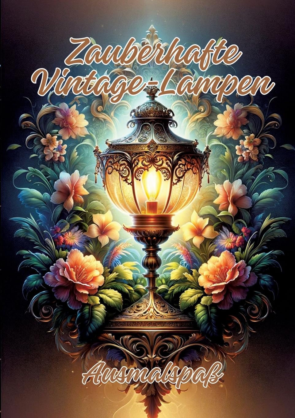 Zauberhafte Vintage-Lampen: Ausmalspaß