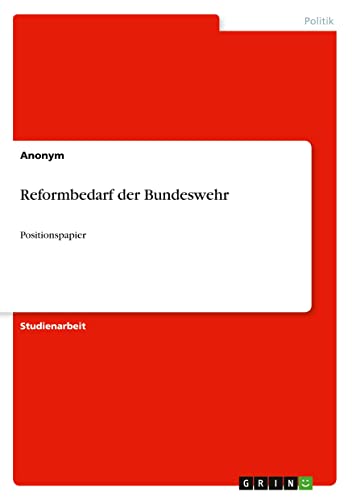 Reformbedarf der Bundeswehr: Positionspapier