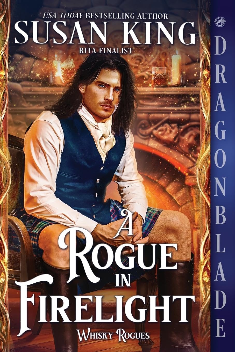 A Rogue in Firelight: A Scottish Historical Romance (The Whisky Rogues, Band 1)