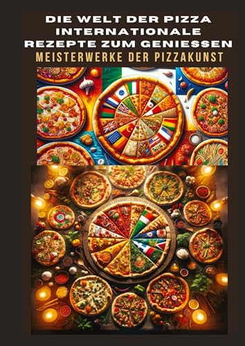 DIE WELT DER PIZZA: INTERNATIONALE REZEPTE ZUM GENIESSEN: Meisterwerke der Pizzakunst: Das ultimative Kochbuch für traditionelle und kreative ... und vegan: Meisterwerke der Pizzakunst