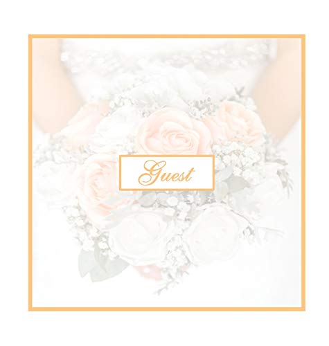 Guest Book for Weddings: Hard Cover Guestbook With 110 Pages 8.5 x 8.5 Sign In Memory Book Keepsake For Wedding Guest, Bridal Shower, Anniversary Party, Engagement Party