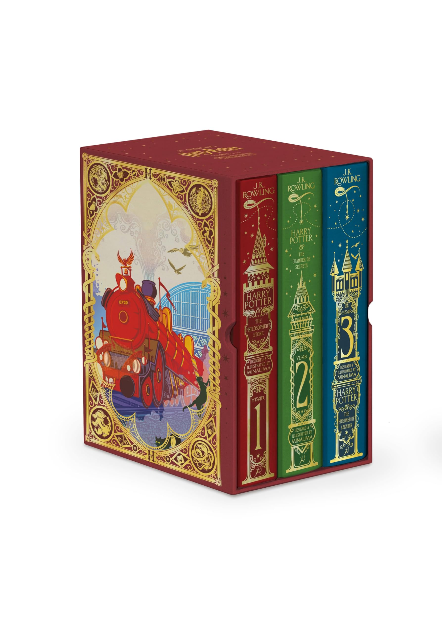 Harry Potter 1-3 Box Set: MinaLima Edition (Harry Potter (english), 1)
