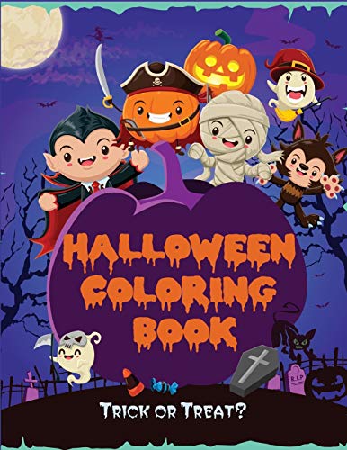 Halloween Coloring Book: Kids Halloween Book, Fun for All Ages (Kids Coloring Books)