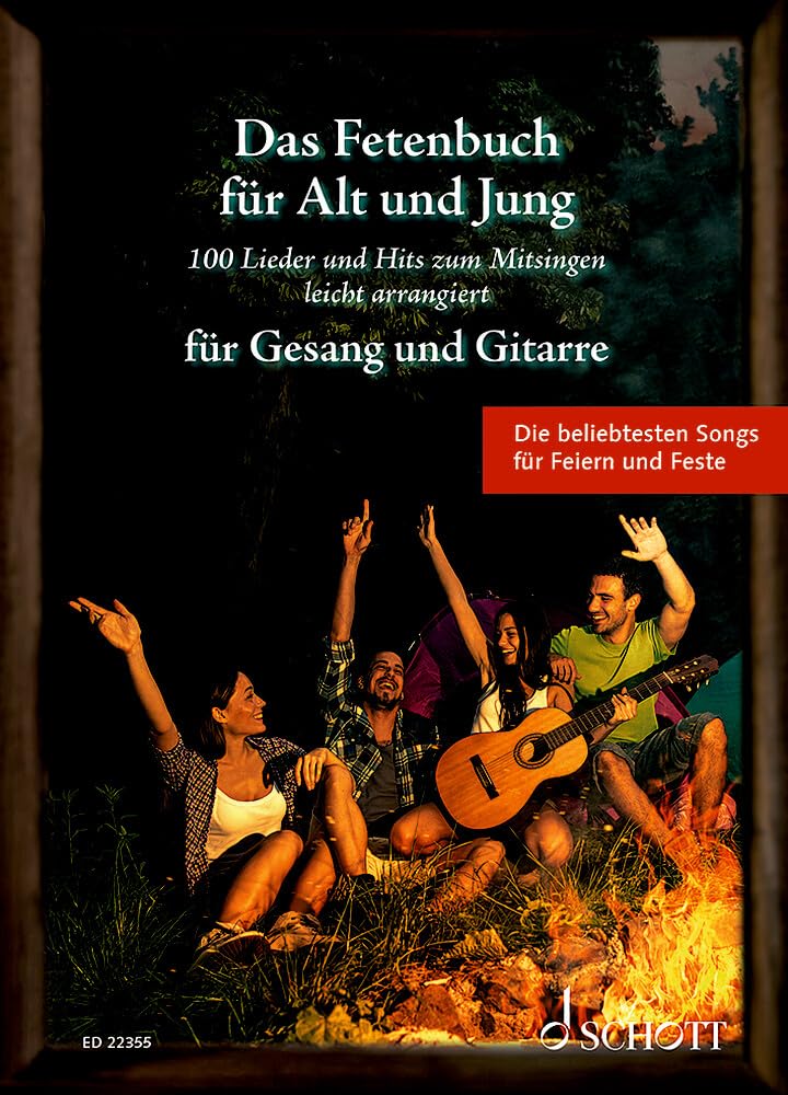 Das Fetenbuch für Alt und Jung: 100 Lieder und Hits zum Mitsingen, leicht arrangiert für Gesang und Gitarre. Gesang und Gitarre. Liederbuch. (Liederbücher für Alt und Jung)