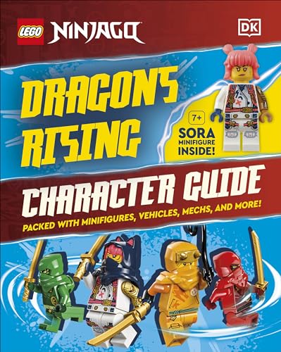 LEGO Ninjago Dragons Rising Character Guide: With LEGO Sora Minifigure (DK Bilingual Visual Dictionary)