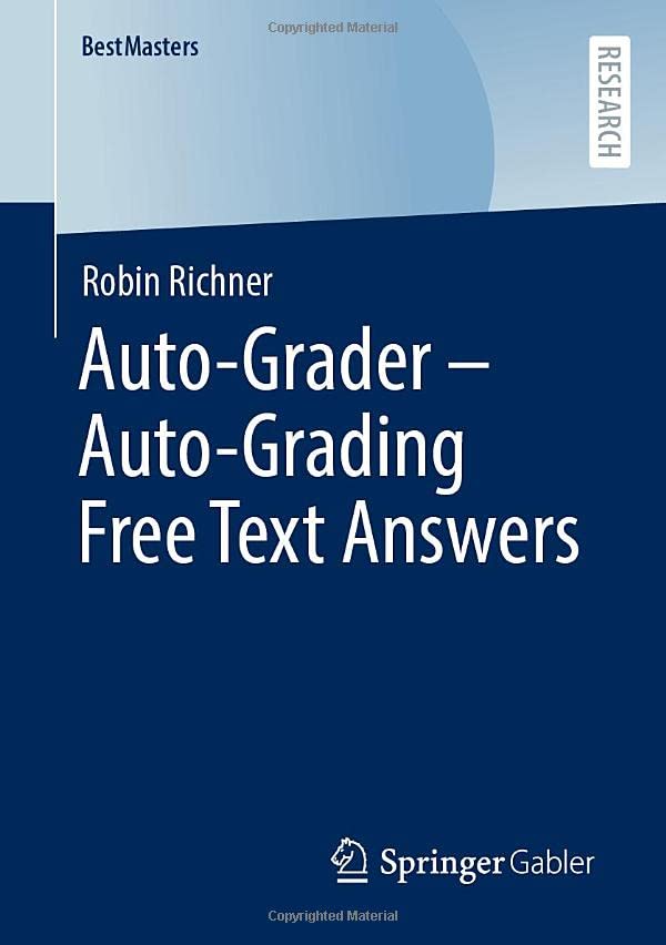 Auto-Grader - Auto-Grading Free Text Answers (BestMasters)