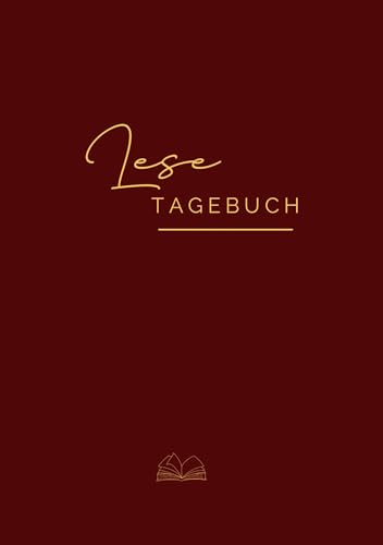 Lesetagebuch- Book Journal für Bücherliebhaber: Meine Bibliothek- Lesen, Festhalten & Bewerten. Red Edition. Buch Tagebuch. Buch Journal.