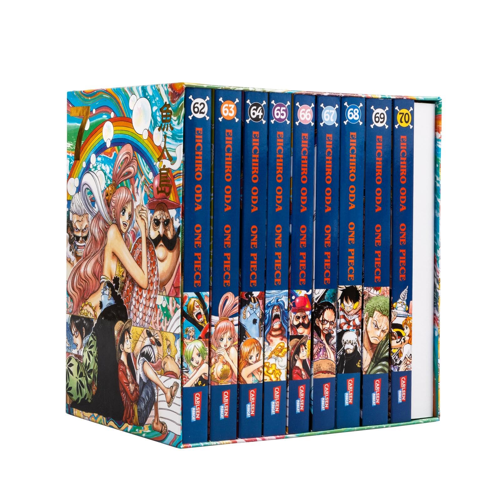 One Piece Sammelschuber 7: Fishman Island (inklusive Band 62-70): Der siebte Sammelschuber des weltweit beliebten Manga ONE PIECE – ein perfektes Set für Fans und Neulinge!