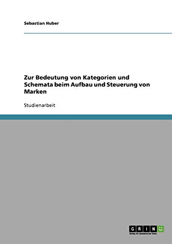 Zur Bedeutung von Kategorien und Schemata beim Aufbau und Steuerung von Marken
