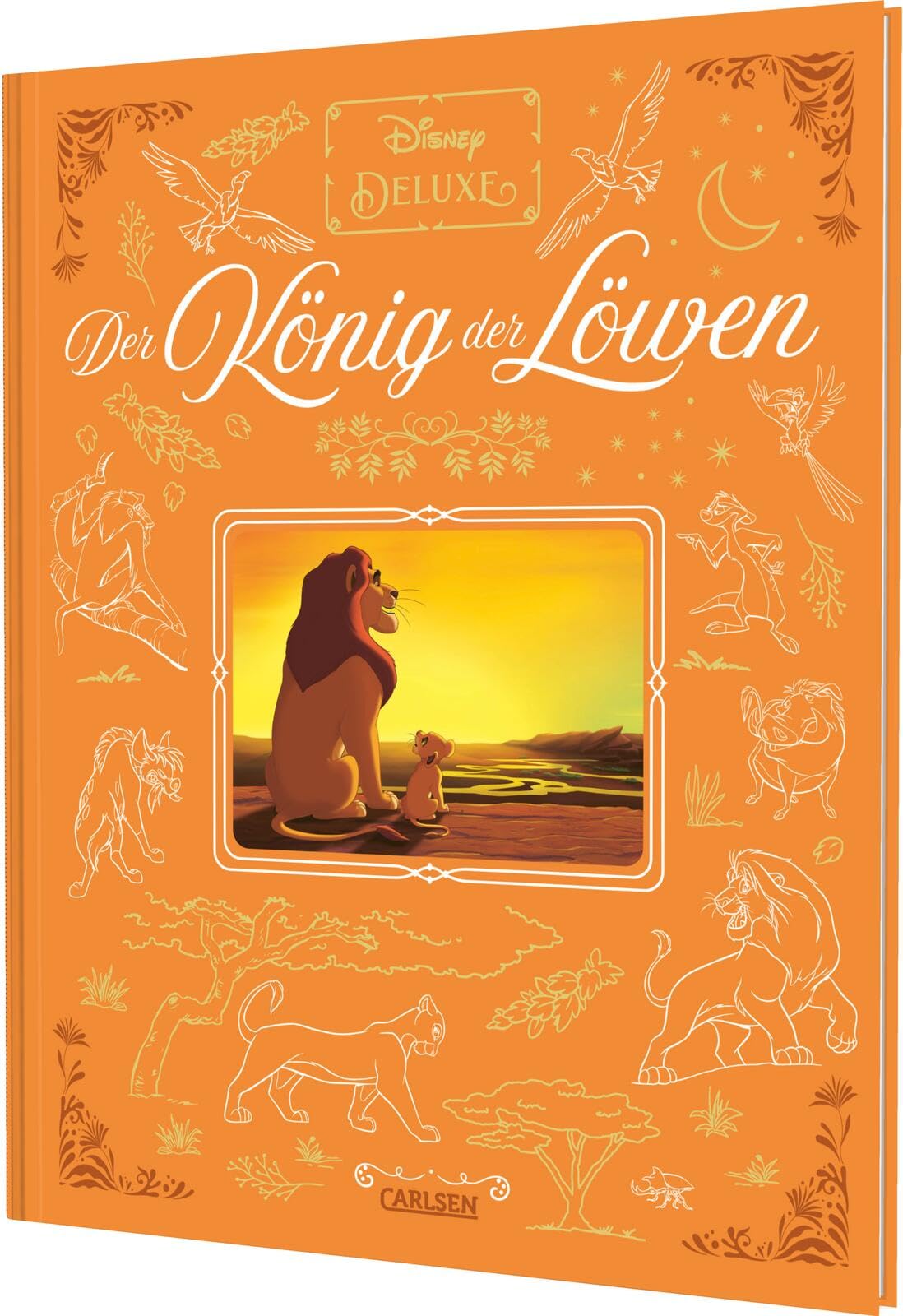 Disney: Disney: DISNEY DELUXE König der Löwen: Edles Vorlesebuch zu Disneys König der Löwen