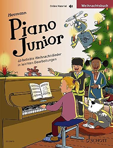 Piano Junior: Weihnachtsbuch: 40 beliebte Weihnachtslieder. Klavier. (Piano Junior - deutsche Ausgabe)