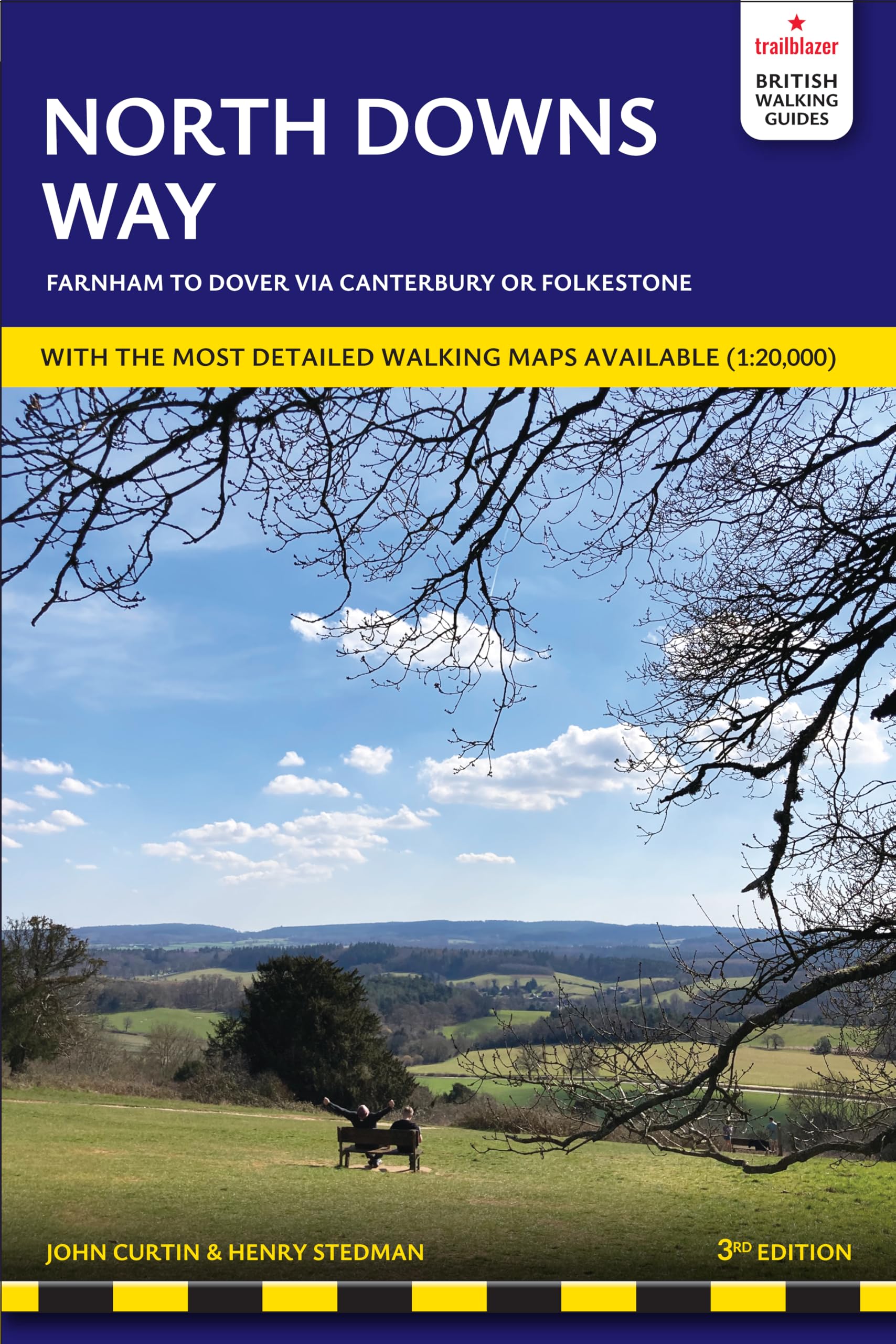 North Downs Way: British Walking Guide: Farnham-dover-farnham - 90 Large-scale Walking Maps (1:20,000) & Guides to 44 Towns & Villages - Planning, ... Stay, Places to Eat (British Walking Guides)