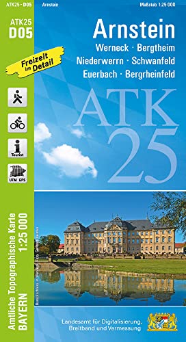 ATK25-D05 Arnstein (Amtliche Topographische Karte 1:25000): Werneck, Bergtheim, Niederwerrn, Schwanfeld, Euerbach, Bergrheinfeld (ATK25 Amtliche Topographische Karte 1:25000 Bayern)