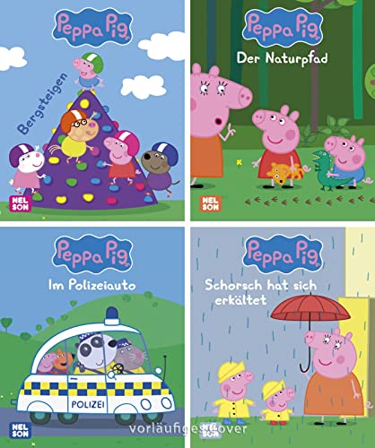 Nelson Mini-Bücher: Peppa Pig 25-28: 24 Mini-Bücher im Display