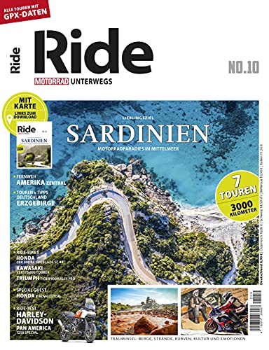 RIDE - Motorrad unterwegs, No 10: Sardinien