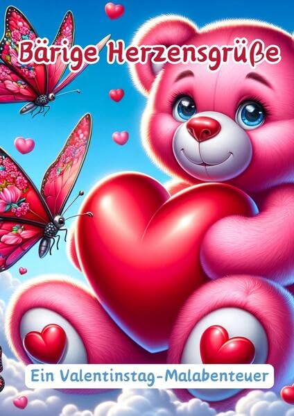 Bärige Herzensgrüße: Ein Valentinstag-Malabenteuer