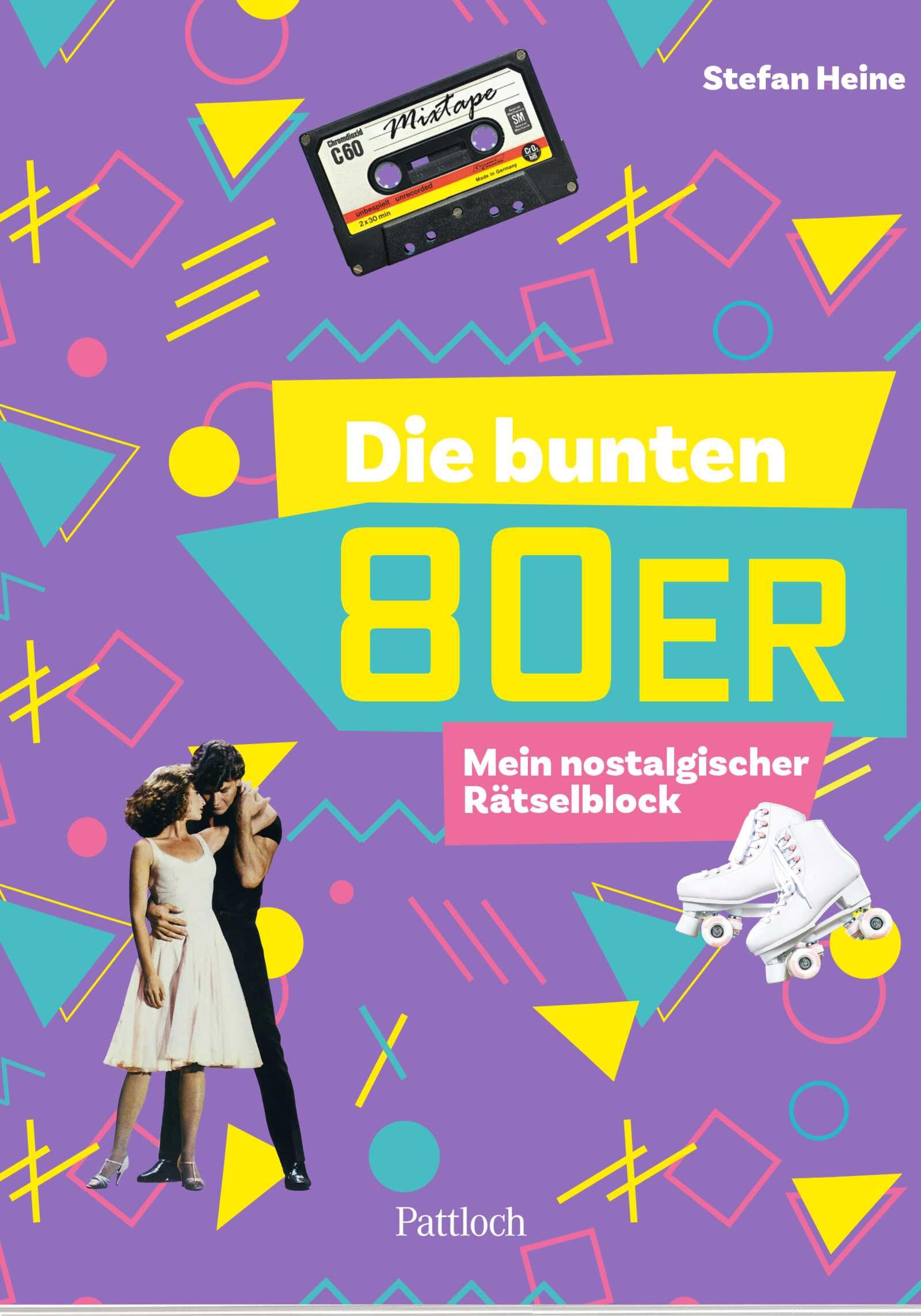 Die bunten 80er: Mein nostalgischer Rätselblock | 55 knifflige Rätsel. Eine tolle Geschenkidee zum 40. Geburtstag oder für Fans der 80er Jahre