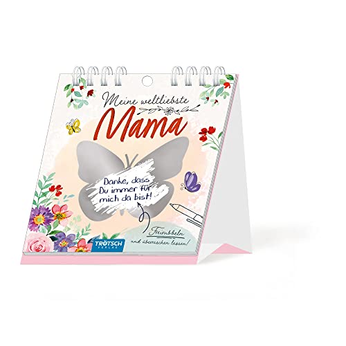 Trötsch Meine weltliebste Mama Überraschungsgrüße: Geschenk Mama Rubbelsticker Kreativität Geschenkidee Überraschungs Tischaufsteller: Geschenk Mama ... Überraschungsgrüße Tischaufsteller
