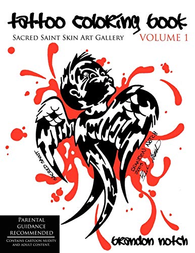 Tattoo Coloring Book VOLUME 1: Sacred Saint Skin Art Gallery