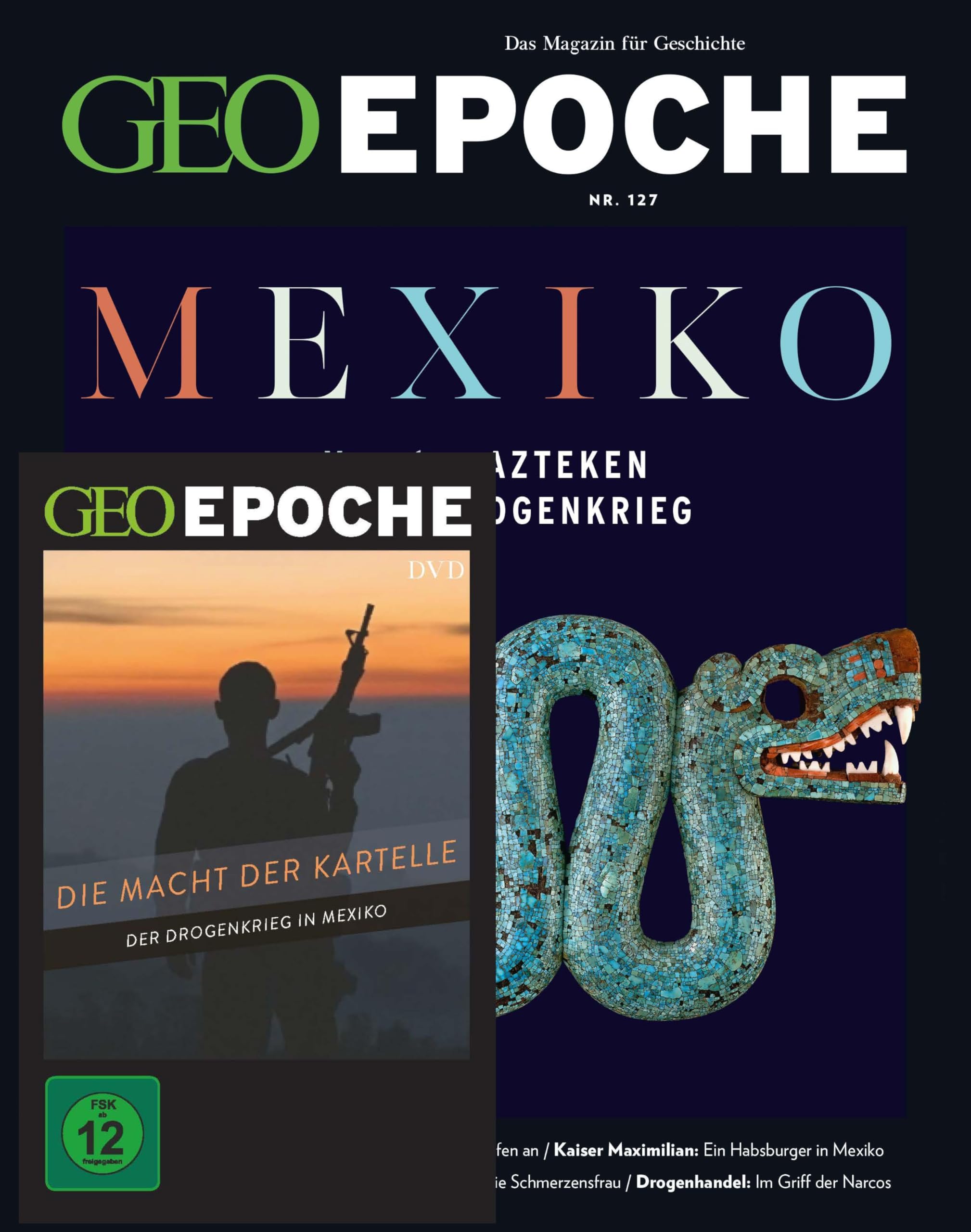 GEO Epoche (mit DVD) / GEO Epoche mit DVD 127/2024 - Mexiko: Das Magazin für Geschichte