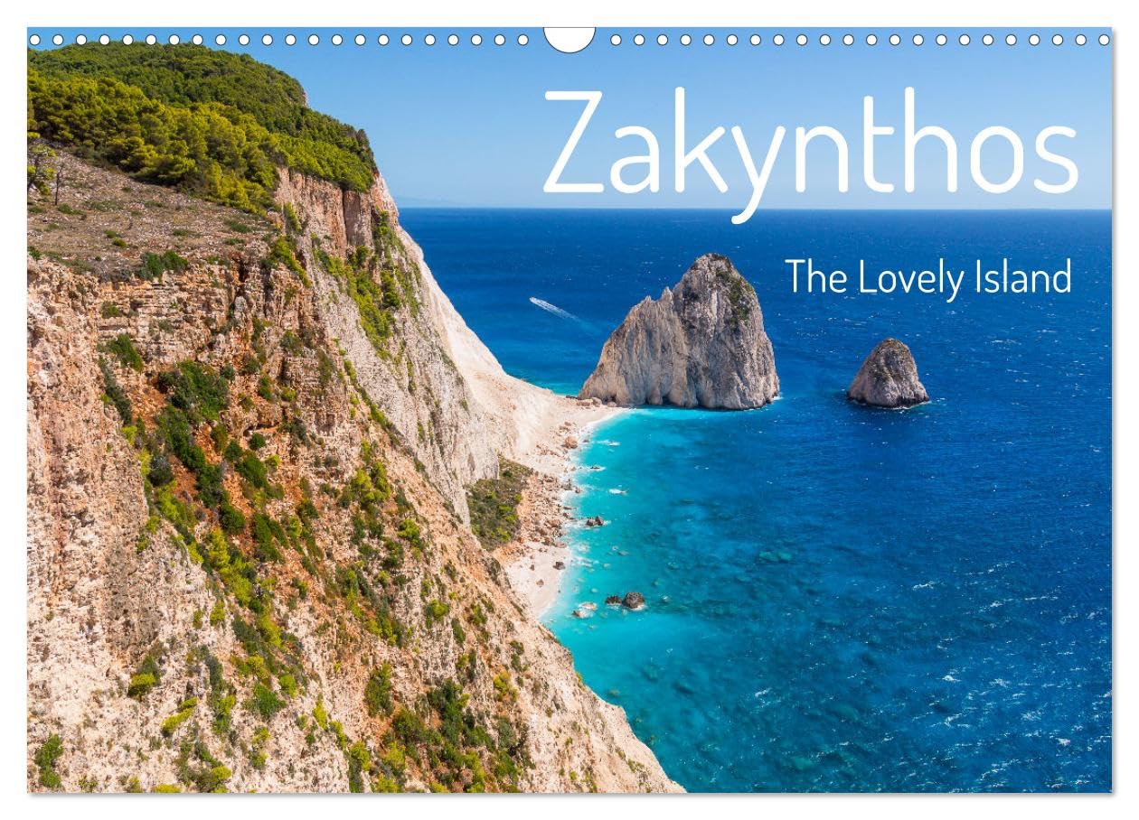 Zakynthos - the Lovely Island (Wall Calendar 2026 DIN A3 landscape), CALVENDO 12 Month Wall Calendar: The Ionian island of Zakynthos at a glance